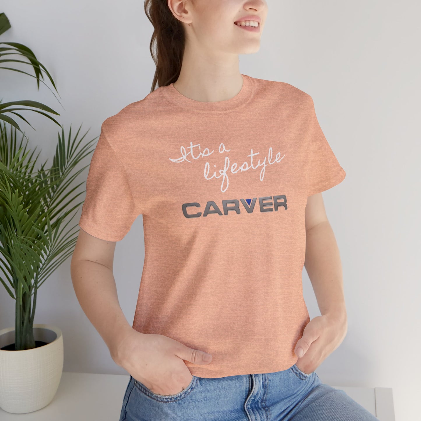 Carver Boating T-Shirt, It's A Lifestyle Carver Shirt, Boating Nautical T-Shirt, Unisex T-shirt.