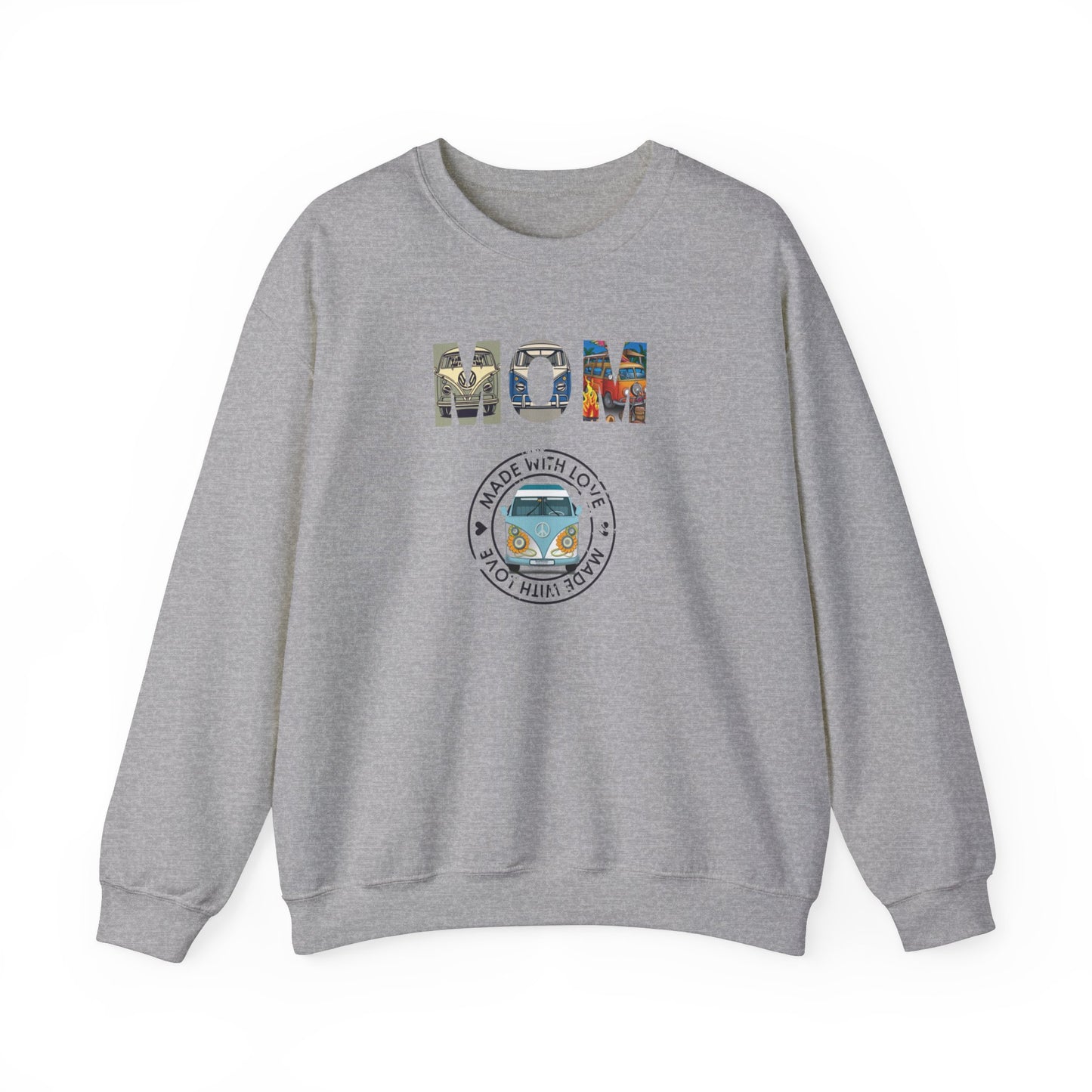 VW Bus Mom Shirt Mom Sweatshirt Love Bus Made With Love