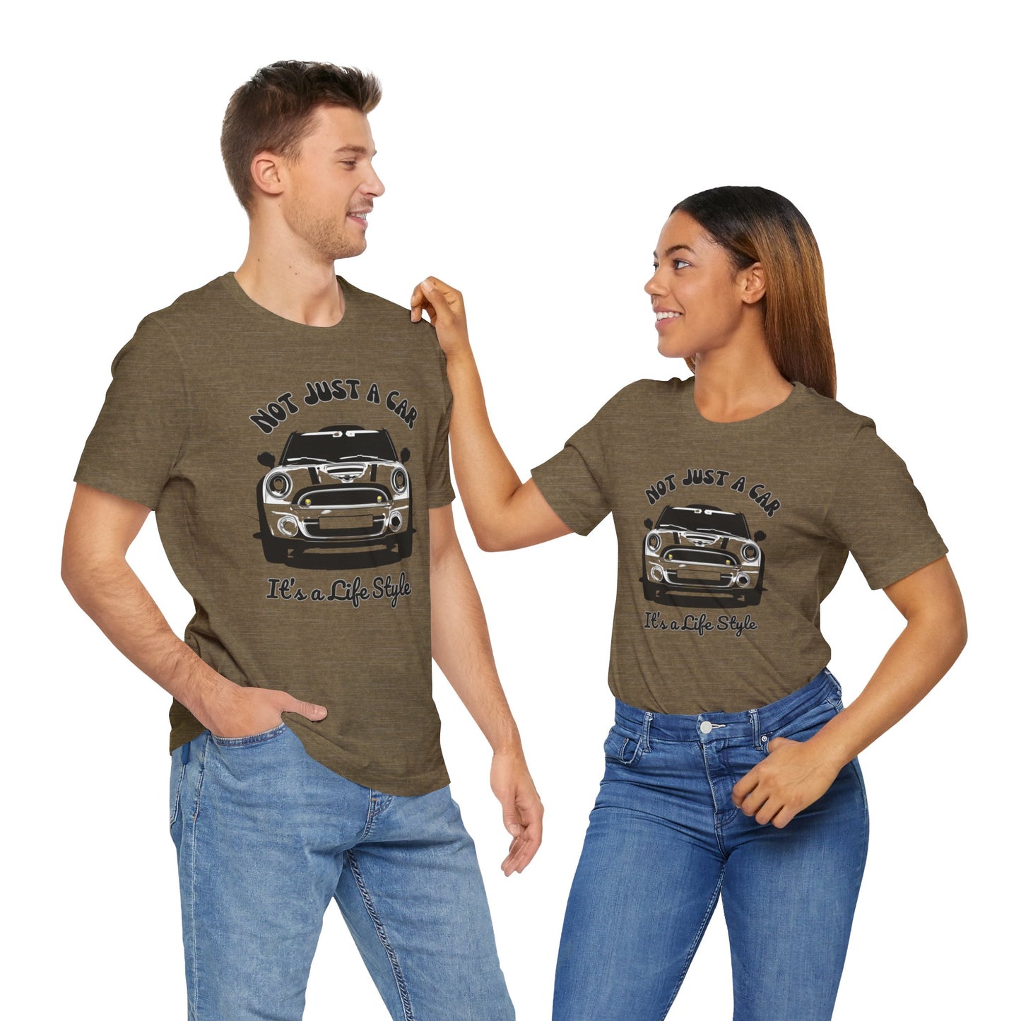 Mini Cooper T-shirt, Mini Cooper Tee, Not Just A Car It's A Lifestyle, Retro Mini Cooper Shirt