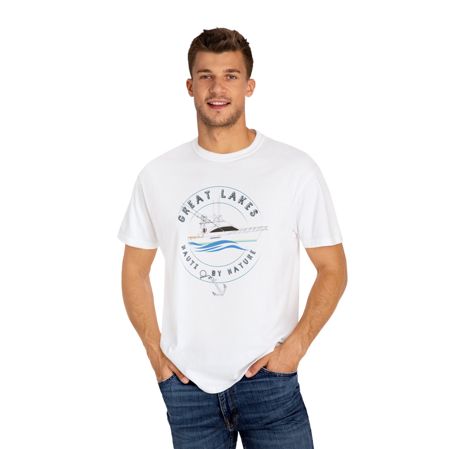 Great Lakes Nauti By Nature Sportfishing T-shirt