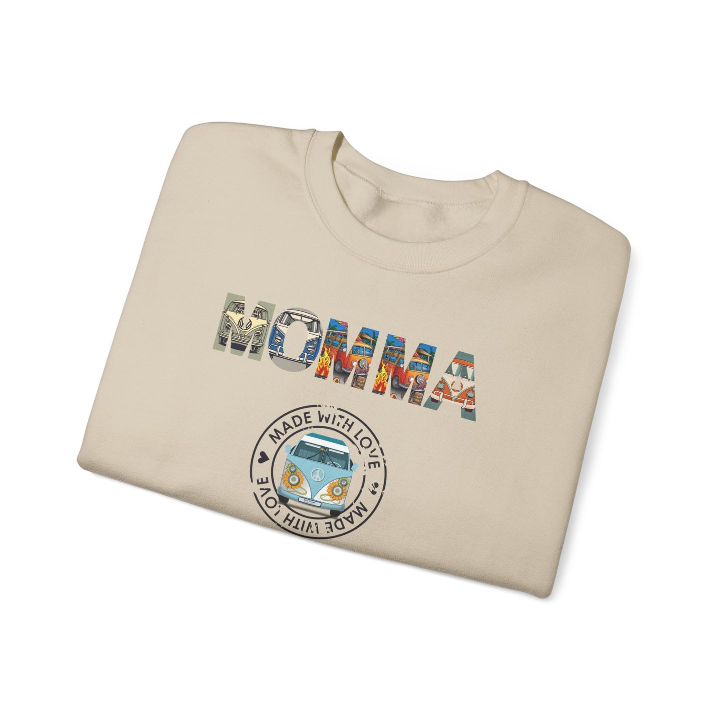 VW Bus Momma Shirt Momma Sweatshirt Love Bus Made With Love
