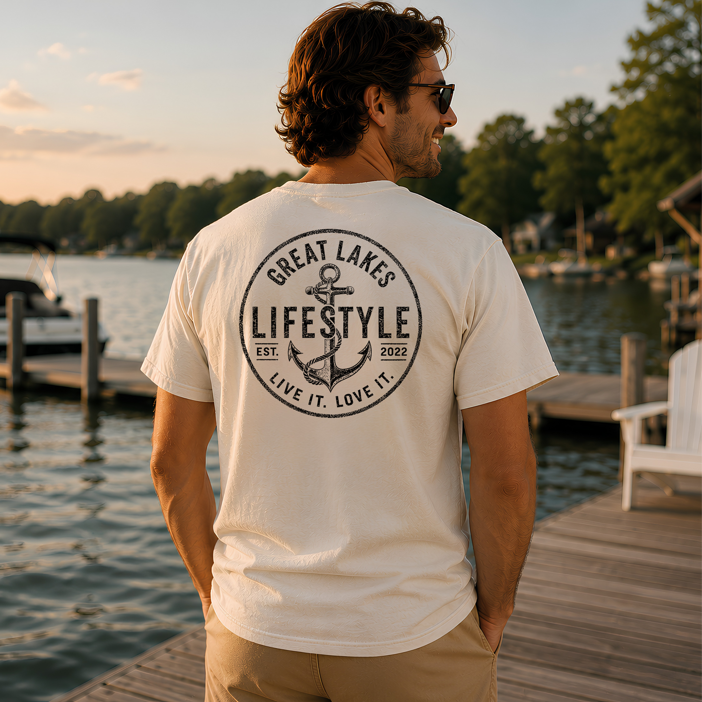 Great Lakes Lifestyle Original Logo Tee – Live It. Love It