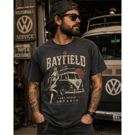 Bayfield 2026 Vintage Bus Tee – Comfort Colors