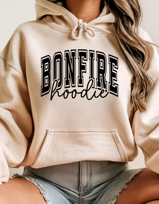 *Bonfire Hoodie - Cozy Unisex Sweatshirt for Campfire Nights, Outdoor Gatherings, Bonfire Parties, Fall & Winter Adventures