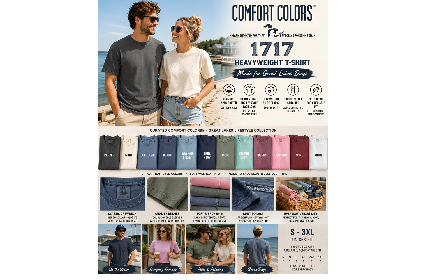 Comfort Colors® 1717 Heavyweight T-Shirt