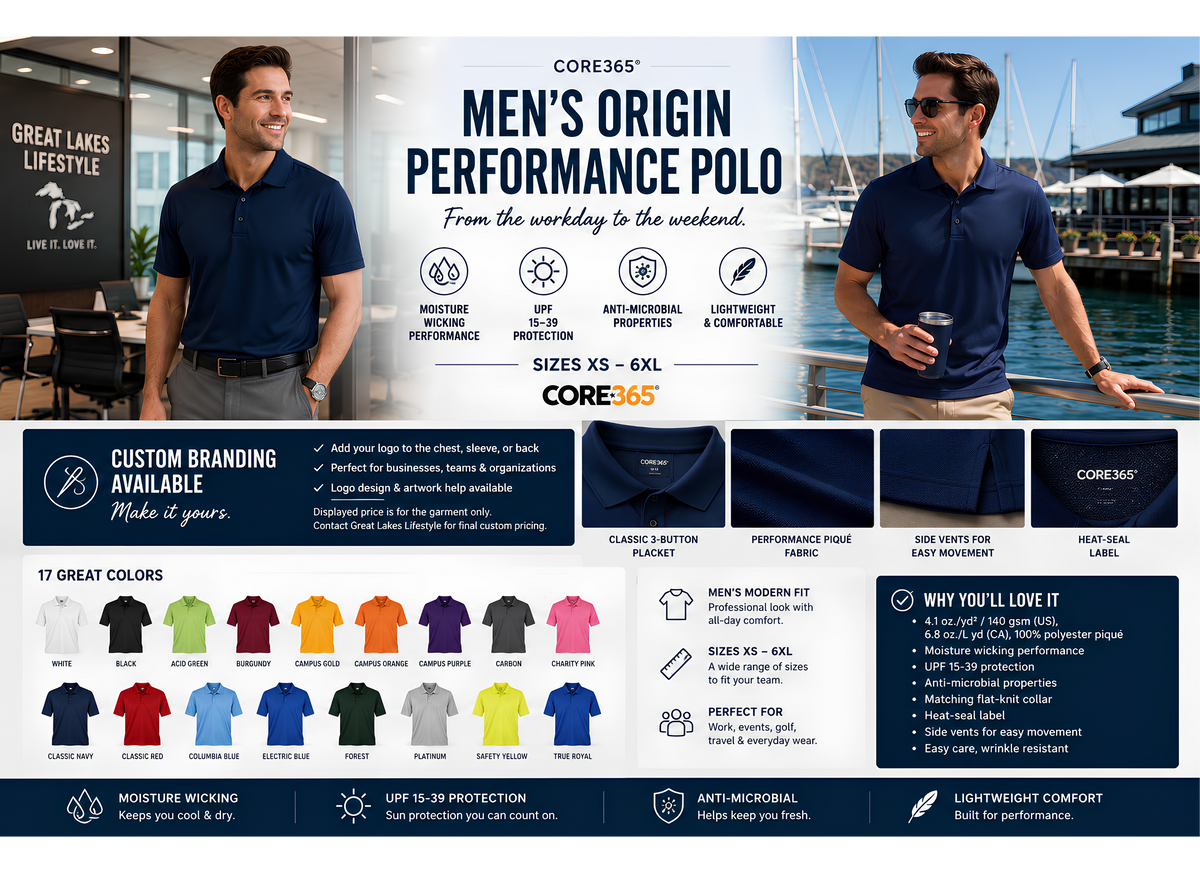 CORE 365 Mens Polo 88181