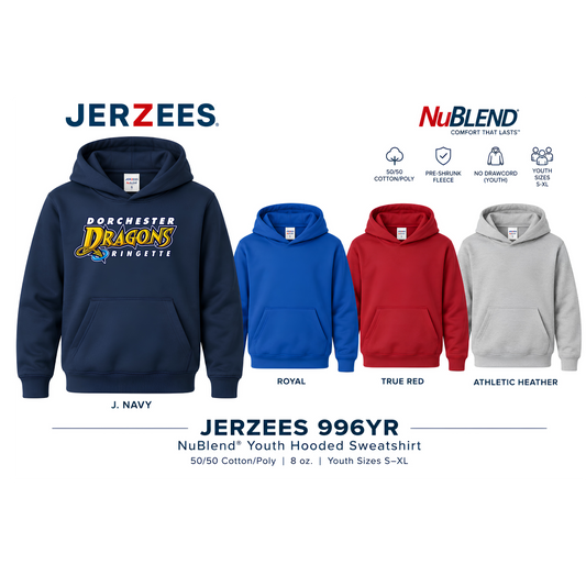 Jerzees 996YR NuBlend® Youth Pullover Hoodie