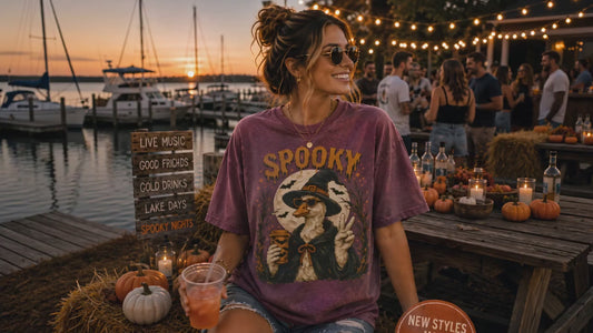 Spooky Goose Comfort Colors Tee – Funny Halloween Shirt