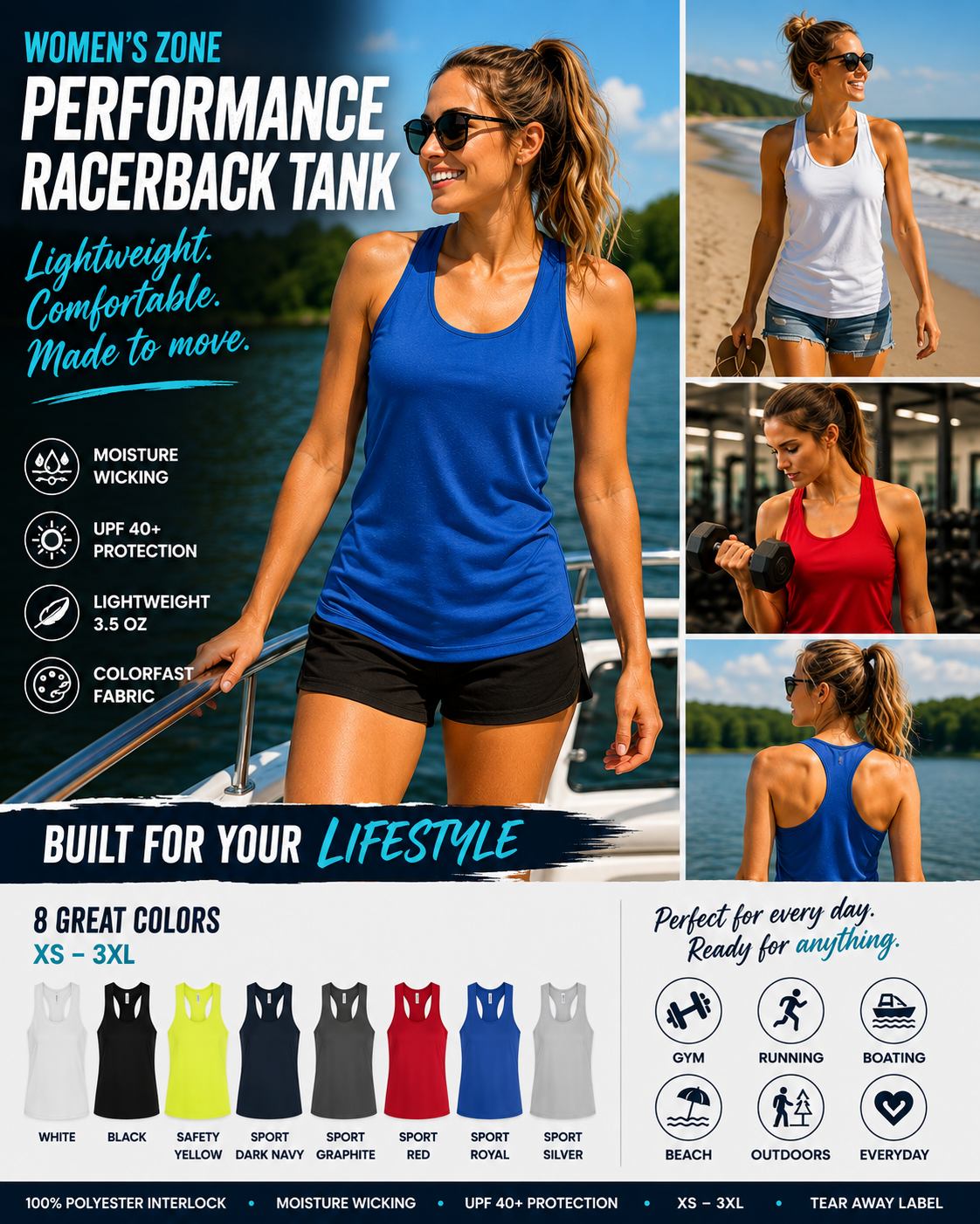 Women’s Zone Performance Racerback Tank