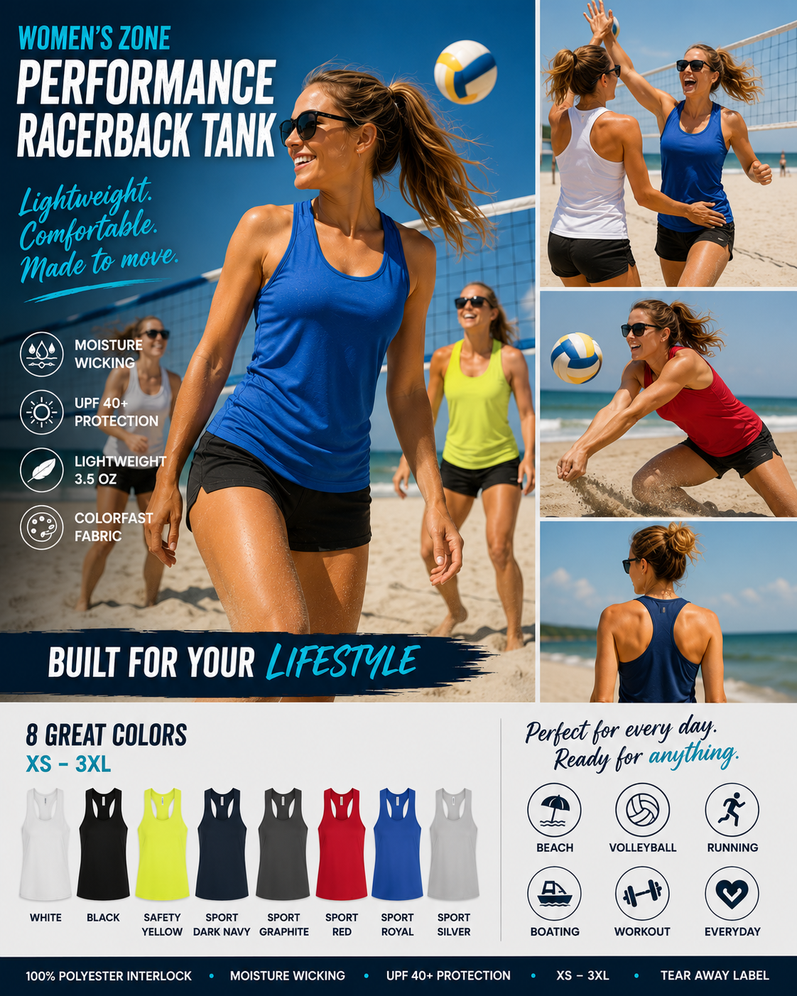 Women’s Zone Performance Racerback Tank
